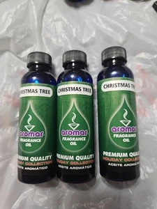 3 Aromar Christmas Tree  Scent Fragrance Oil Aroma  Premium  2.2 Oz Made In US - Picture 1 of 2