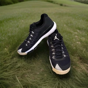 Nike Mens Air Jordan Flight Runner GOLF 799863 010 Black White Size 11 Jumpam 23 - Picture 1 of 9