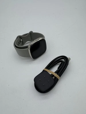 Fitbit Sense 2 Wristband Activity Tracker - Lunar White/Platinum Aluminum... - Image 1 of 4