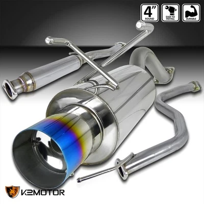 Fits 1992-1995 Honda Civic 3Dr EG Hatchback Burnt Tip Exhaust Catback System - Image 1 of 4