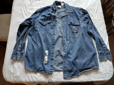 Camisa Rasco FR Tostada y Verde Estilo Occidental XXL Foto 1 de 4