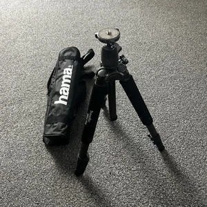 Hama Traveller Mini Pro Tripod & Travel Bag Black VGC - Picture 1 of 7