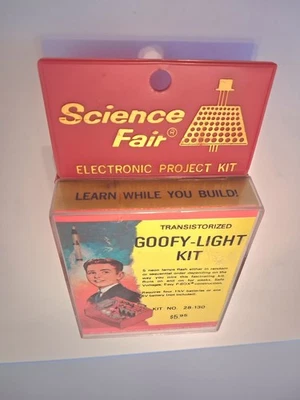 Nuevo Radio Shack Science Fair Transistorizado Goofy-Light Kit Ultra Raro Clavija Gancho Foto 1 de 4