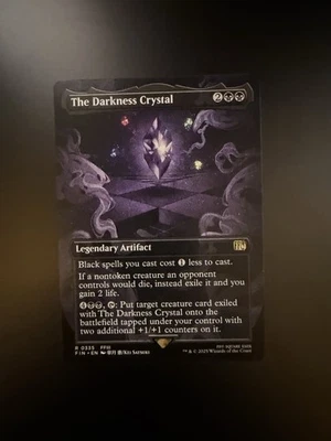MTG Final Fantasy English The Darkness Crystal Borderless 0335 Non-Foil - Image 1 of 2