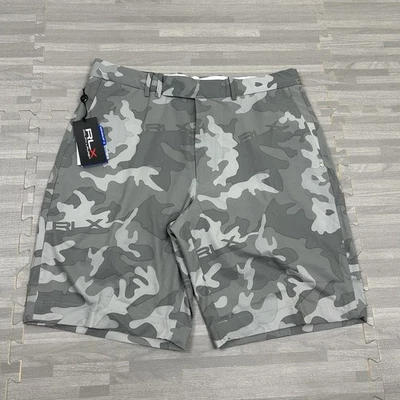 RLX Ralph Lauren Dillards Golf Shorts 9" Mens Size 32 Gray Camo Superior TPC $98 - Image 1 of 4