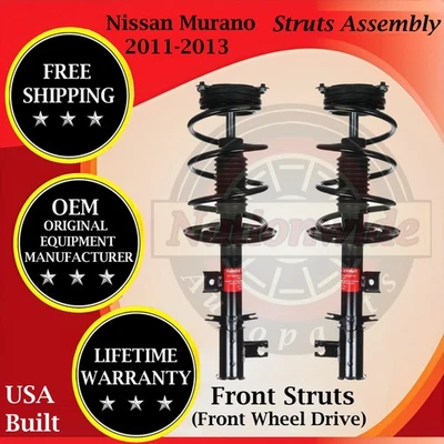 Puntales delanteros Monroe OEM para Nissan Murano 2011-2013 3,5 L 2x2 garantía de por vida Foto 1 de 4