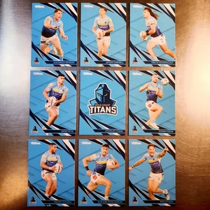 2024 NRL Traders Base Team Set (9 Cards) Gold Coast Titans - Imagen 1 de 2