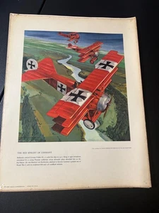  1959 - 1961 Set Of 11 WWI Prints Leach Corp Heritage Of The Air Collection - Picture 1 of 20