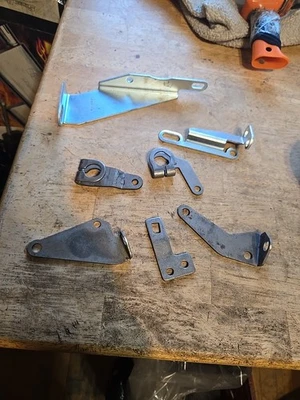 Vintage B&M Automatic Shifter Transmission Cable Brackets & Shift Levers Lot  - Image 1 of 4