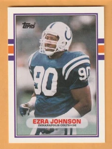 Ezra Johnson Indianapolis Colts 1989 Topps Traded #39T Shreveport Louisiana 13K - Bild 1 von 2
