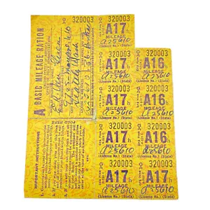 OPA A Basic Mileage Ration 1940s WWII Used Office of Price Administration - Picture 1 of 8