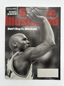 Sports Illustrated Michael Jordan 16. Februar 1998 Chicago Bulls Zeitungskiosk Magazin - Bild 1 von 1
