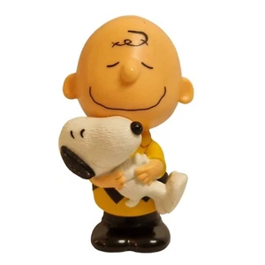 2015 McDonalds Happy Meal Peanuts Charlie Brown & Snoopy Bobble Head Toy - Picture 1 of 9