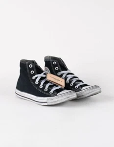 Converse Chuck Taylor All Star Canvas Smoke High Top Black -156886C - Foto 1 di 3