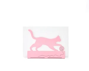 Napkin Holder "Cat and the Ball of Thread." Housewarming Gift for Kitty Lovers. - Picture 1 of 4