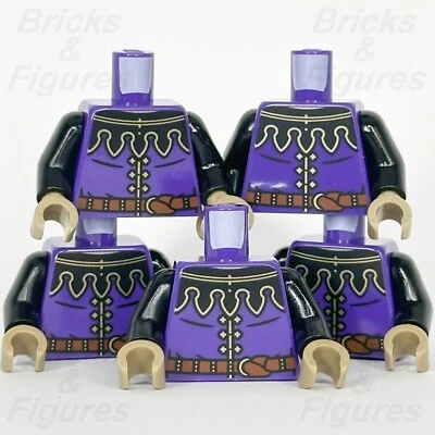 LEGO® замок королева налог коллекционер туловище минифигурка благородный лорд тела часть 10332 x 5 - Изображение 1 из 3