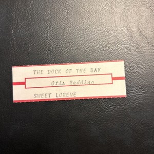 1 JUKEBOX TITLE STRIP Otis Redding, Sitting On The Dock Of The Bay 45