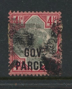 GB QV OFFICIAL GOVT.PARCELS 4 1/2d SGO71...cv £260 - Picture 1 of 2