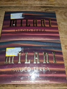 2 Lot Milani GILDED TERRA Hyper Pigmented Eyeshadow Palette - Picture 1 of 2