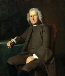 Oil painting john singleton copley - gentleman John Barrett writing letters 36" - Picture 1 of 1