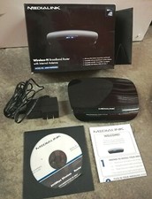 Medialink Wireless N Router MWN-WAPR300N 300 Mbps 4-Port 10/100 Black w/ Disc