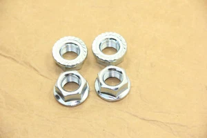 M16 x 1.5 Wheel Nuts eBike Wheel Kits Electric Bike Kits 4PC Silver - Picture 1 of 3