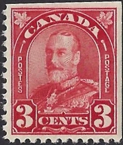 🍁Canada   #167  TRSE   "King George V"   Brand New  1931   Arch Leaf Coil Issue - Picture 1 of 2