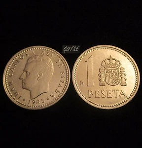 *GUTSE* 1 PESETA 1985, SIN CIRCULAR - Imagen 1 de 1