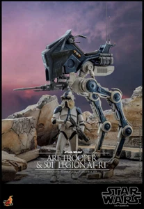 CLONE WARS~ARF TROOPER & 501st LEGION AT-RT~1/6 FIGURE SET~TMS091~HOT TOYS~MIBS - Picture 1 of 10