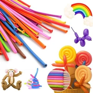 200Pcs DIY Long Animal Tying Making Balloons twist Latex Balloon Mixed Color New - Picture 1 of 19