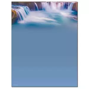 Tranquil Waters Letterhead Letterhead Laser & Inkjet Printer Paper 25 Sheets - Picture 1 of 1
