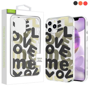 Apple iPhone 12 /Pro Max Mini LOVE custodia immagine ibrida TPU protettiva sottile cover - Foto 1 di 19