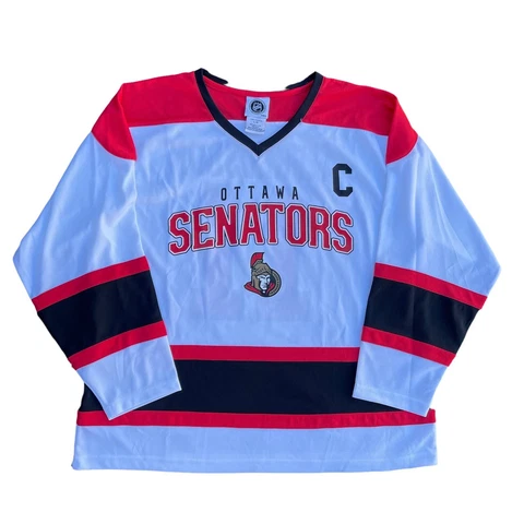 Vintage Ottawa 90s Nhl Hockey Jersey Men’s L Ottawa Senators White Red Alfredsso Cover