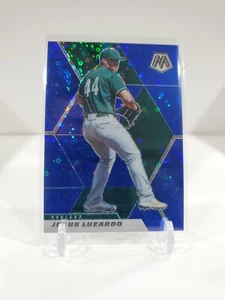 2021 Panini Mosaic Jesus Luzardo /85 Quick Pitch Blue Donut Circles #86 - Bild 1 von 2