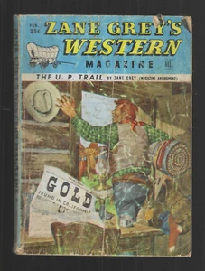 Zane Grey's Western Magazine Pulp February 1949 Vol 2 #12 The U P Trail - Picture 1 of 5