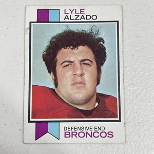 1973 Topps LYLE ALZADO #312 Card Denver Broncos - Picture 1 of 6