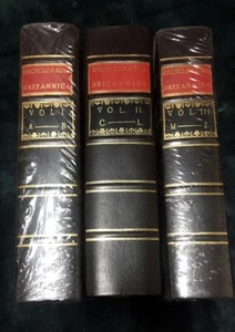 Encyclopedia Britannica First Edition 1768-1771 3 Volume Facsimile Replica Set - Picture 1 of 4
