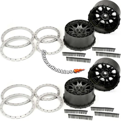 Pro-Line 2763-03 Impulse Pro-Loc Black Wheels X-Maxx (4) PRO276303 - Image 1 of 4