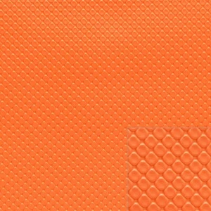 Boat Marine Auto RV Seat Vinyl | Orange Knit Back Cubix (YD) - Picture 1 of 2