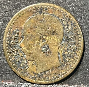 19. Jahrhundert Oesterr Kaiser Spiel Marke Zähler/Spiel Pice Token - Bild 1 von 2