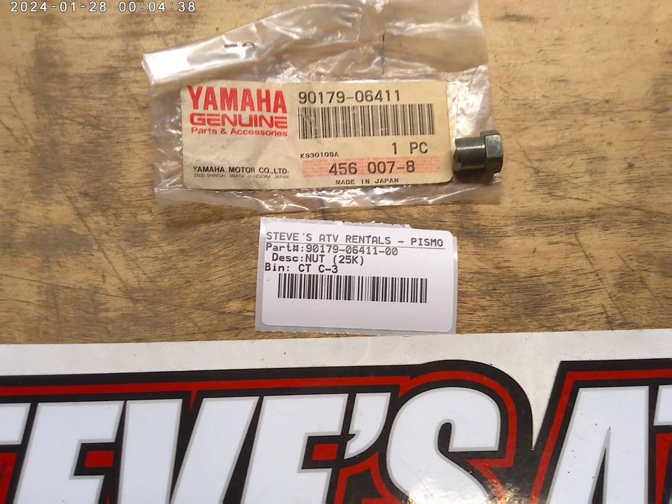 NOS YAMAHA NUT (25K) 90179-06411-00 - Image 1 of 1