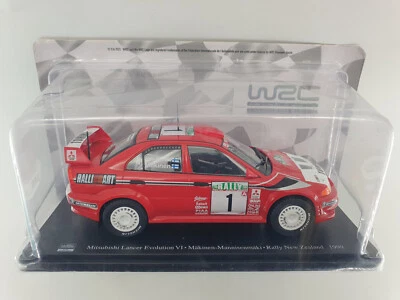 1/24 MITSUBISHI Lancer Evolution VI Makinen Rally New Zealand 1999 WRC Hachette - Photo 1/4