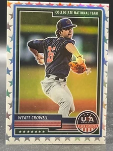2023 USA Stars & Stripes WYATT CROWELL #65 White Stars 56/99 Free Shipping - Picture 1 of 2