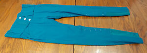 Horze, New, desiree silicone full seat breeches, blue, 22, MSRP $139.99