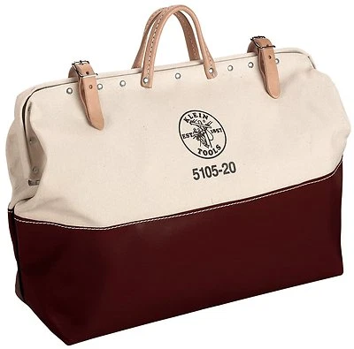 Klein Tools 5105-24 High-Bottom Canvas Tool Bag, 24-Inch - Image 1 of 4
