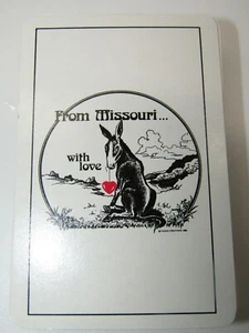 Vintage Donkey From Missouri With Love Doppeldeck Spielkarten British Hong Kong  - Bild 1 von 4