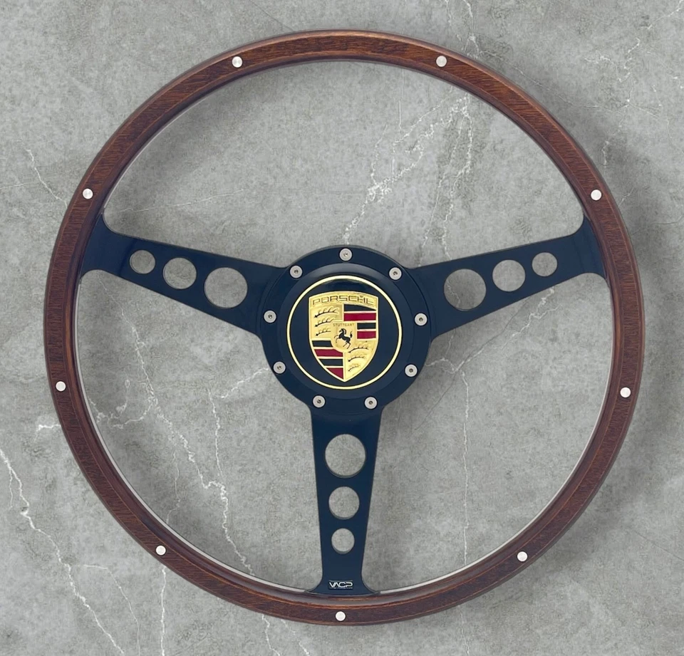 Volante de madera de 15" para Porsche 914 LEGEND 1969-76 Foto 1 de 4