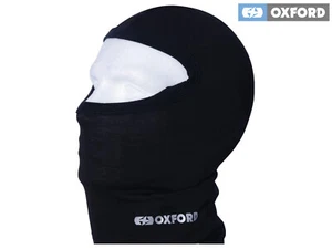 Oxford Cotton Balaclava Lightweight Motorcycle Accessory Black Stretch Comfort - Picture 1 of 2