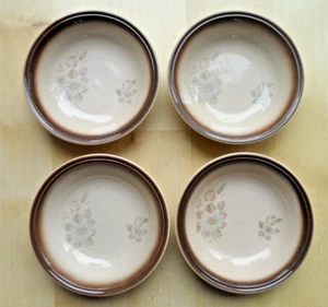 JOHNSON BROTHERS AUTUMN MIST 6.75" WIDE CEREAL BOWLS X4 - Picture 1 of 2