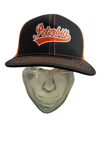 Peterbilt schwarz & orange Mesh Trucker Cap Mütze - Bild 1 von 7